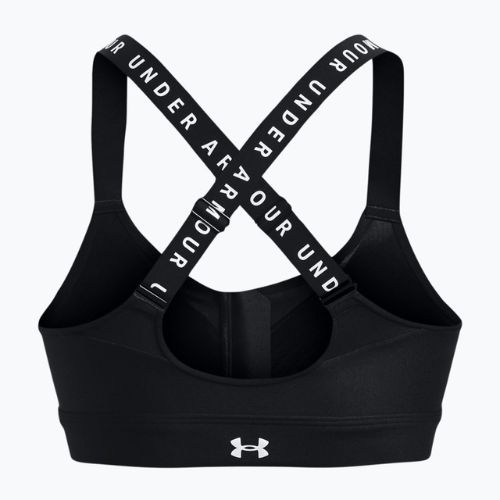 Under Armour Infinity High Bra Zip fitness bra black 1373860