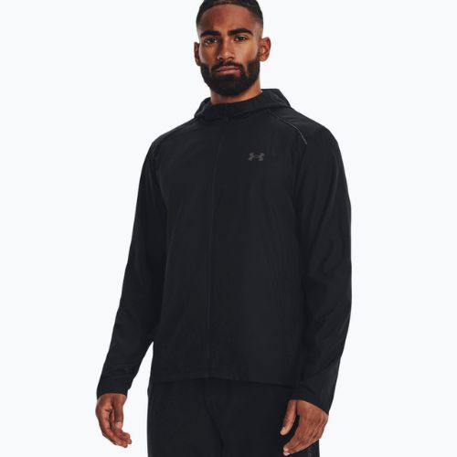 Under Armour Storm Run Hooded men's running jacket black 1376795