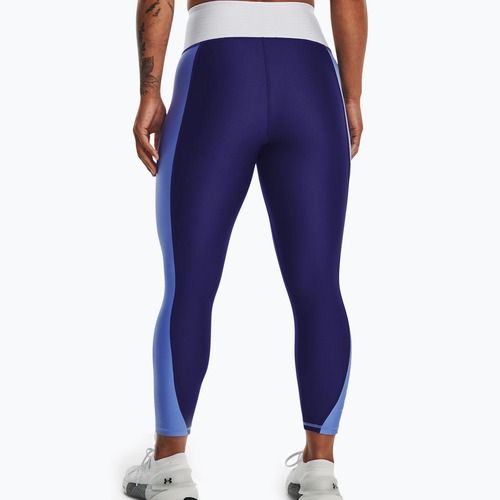 Under Armour women's Blocked Ankle leggings navy blue 1377091
