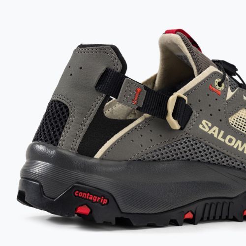 Men's hiking boots Salomon Techamphibian 5 pewter/moth/fiery red