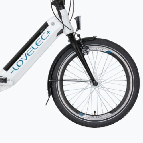 LOVELEC Izar 12Ah folding electric bicycle white B400369