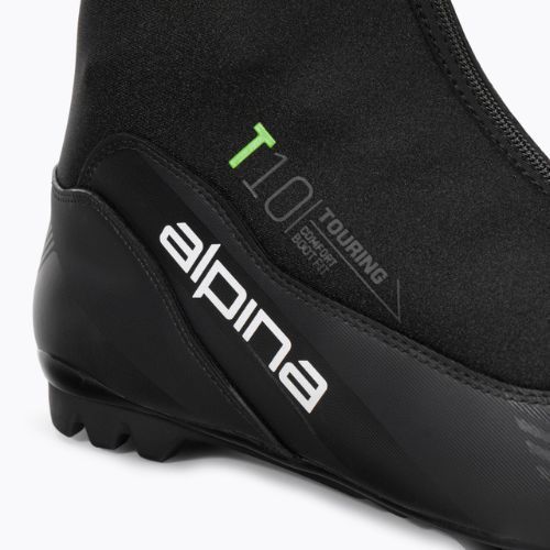 Men's cross-country ski boots Alpina T 10 black/green