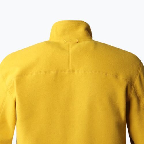 Men's fleece sweatshirt The North Face 100 Glacier FZ yellow NF0A5IHQH9D1