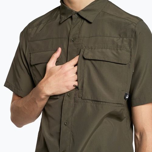 Men's hiking shirt The North Face Sequoia SS green NF0A4T1921L1