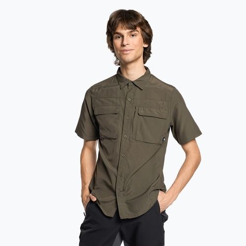 Men's hiking shirt The North Face Sequoia SS green NF0A4T1921L1
