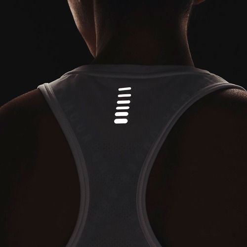 Under Armour women's running shirt Seamless Stride Singlet white 1375697