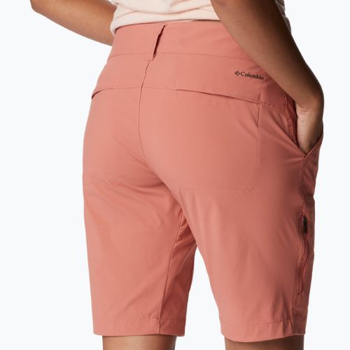 Columbia women's Satuday Trail Long trekking shorts pink 1579881639