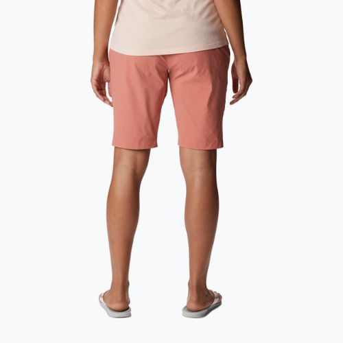 Columbia women's Satuday Trail Long trekking shorts pink 1579881639