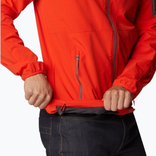 Men's Columbia Tall Heights Hooded Softshell Jacket Red 1975591839