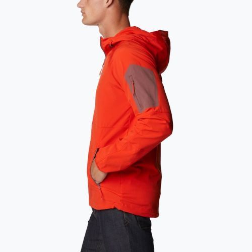 Men's Columbia Tall Heights Hooded Softshell Jacket Red 1975591839