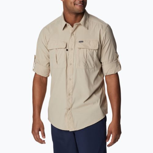 Columbia Newton Ridge II LS men's shirt beige 2012971