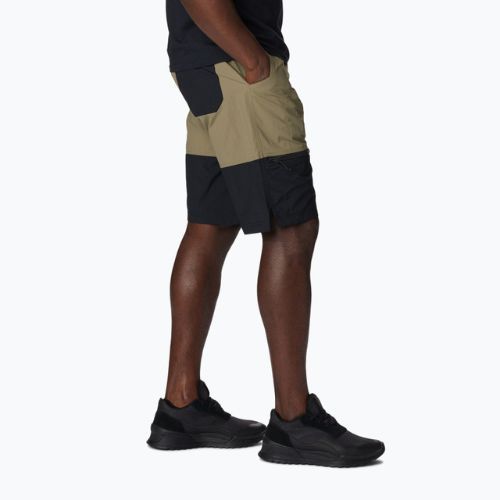 Columbia Summerdry Belted green men's trekking shorts 2030843397