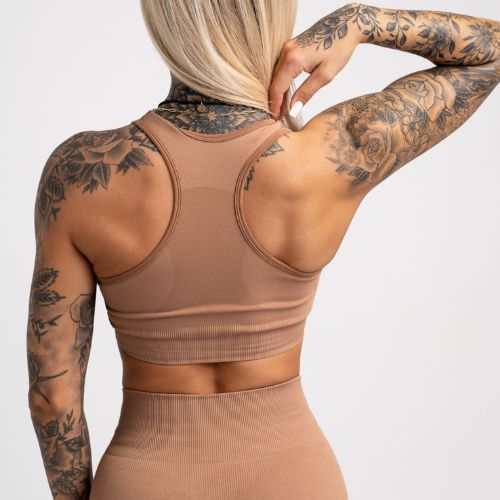 Gym Glamour Compress Cappuccino 460 fitness bra