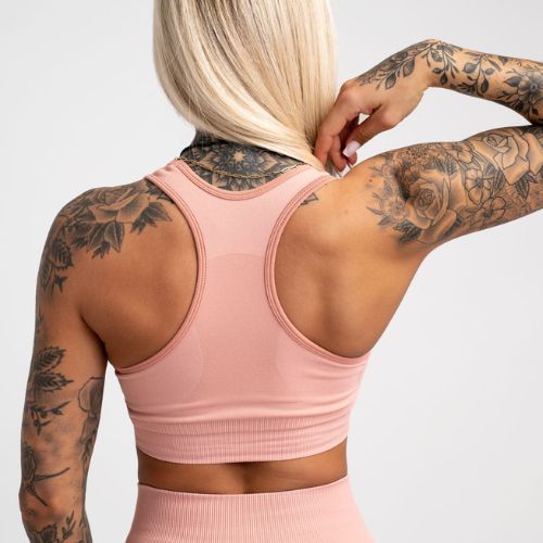 Gym Glamour Compress Rose Tan 462 fitness bra