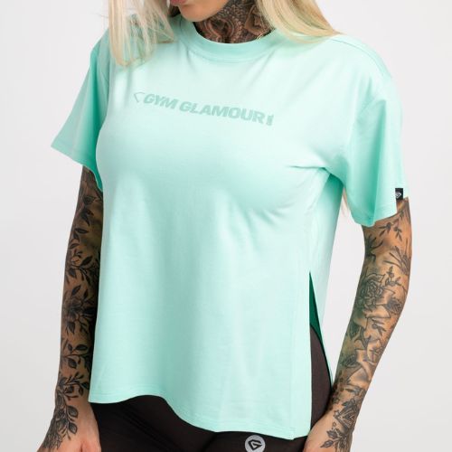 Women's training shirt Gym Glamour Glamour Mint 420