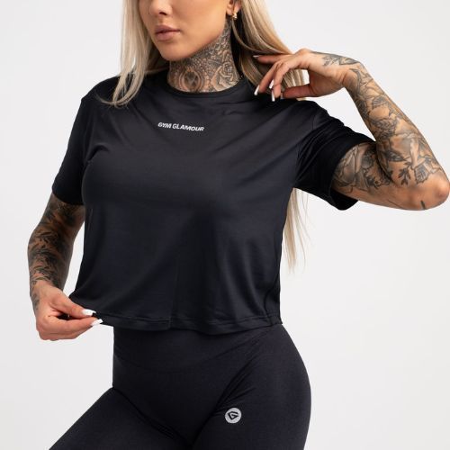 Women's training shirt Gym Glamour Sport Black 424