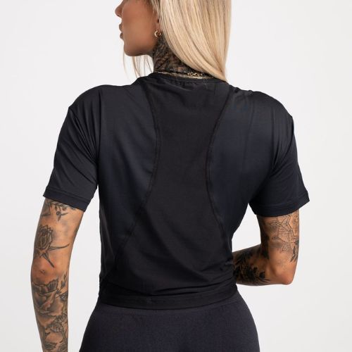 Women's training shirt Gym Glamour Sport Black 424