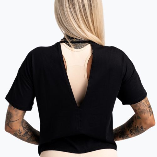 Women's training t-shirt Gym Glamour V Black 421