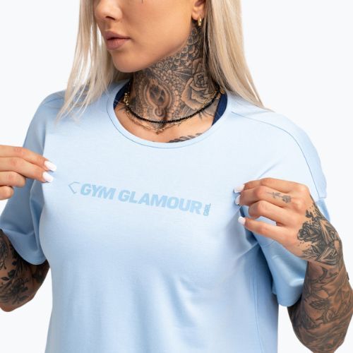 Women's training shirt Gym Glamour V Blue 422