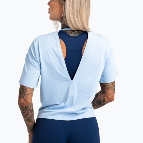 Women's training shirt Gym Glamour V Blue 422