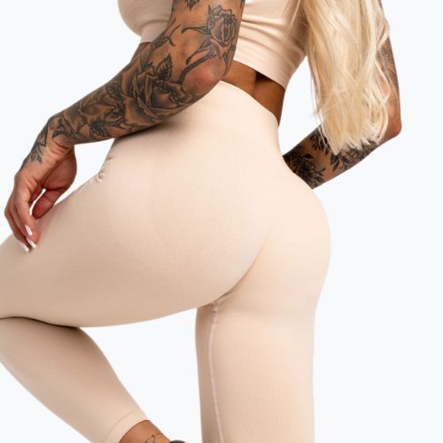 Women's training leggings Gym Glamour Compress Almond 456