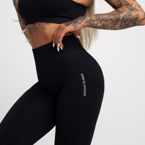 Women's training leggings Gym Glamour Compress Black 450