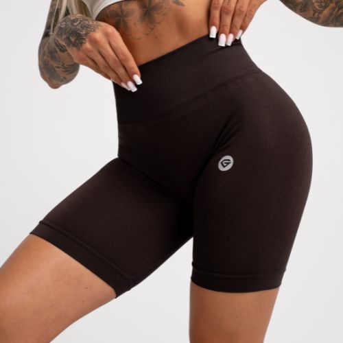 Women's training shorts Gym Glamour Flexible Brownie 434