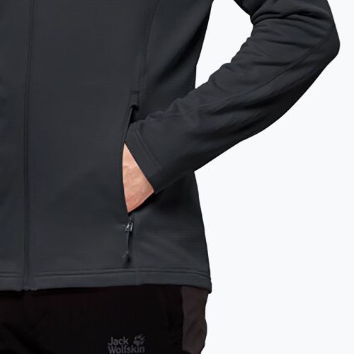 Jack Wolfskin men's trekking sweatshirt Kolbenberg FZ black 1710521