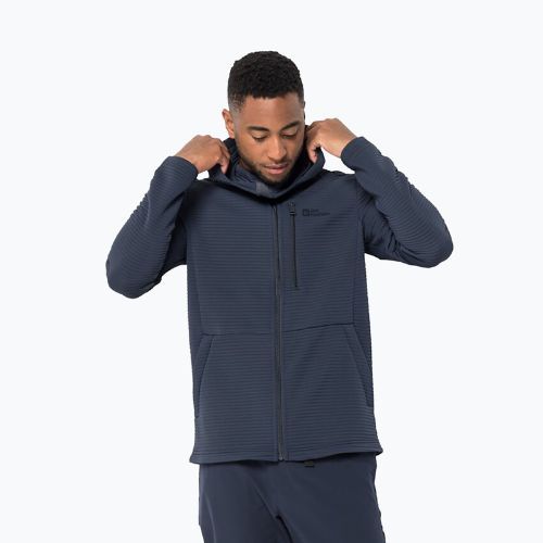 Jack Wolfskin men's Modesto Hooded trekking sweatshirt black 1706493