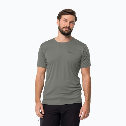 Jack Wolfskin men's trekking T-shirt Tech green 1807072