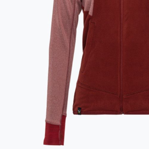 Salewa Puez Hybrid PL FZ Hoody women's fleece sweatshirt red 00-0000027389