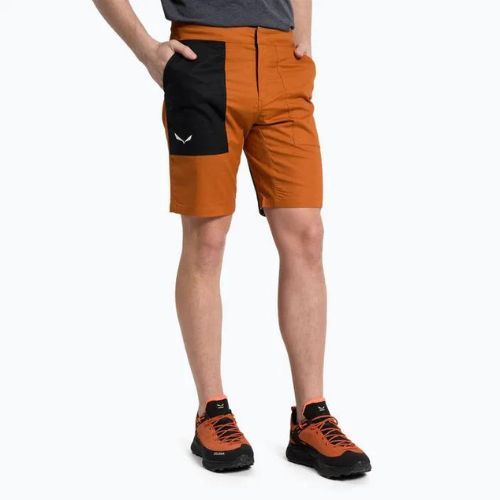 Salewa men's climbing shorts Lavaredo Hemp Ripstop brown 00-0000028552