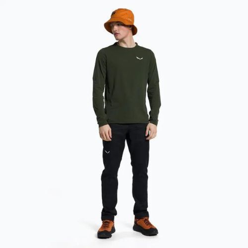 Men's Salewa Pedroc Dry trekking shirt green 00-0000028578