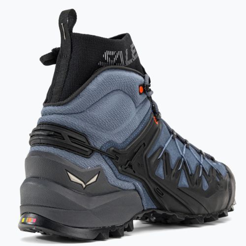 Salewa men's Wildfire Edge Mid GTX approach shoe black-blue 00-0000061350