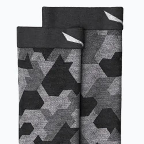 Men's trekking socks Salewa Pedroc Camo AM Crew black-grey 00-0000069039