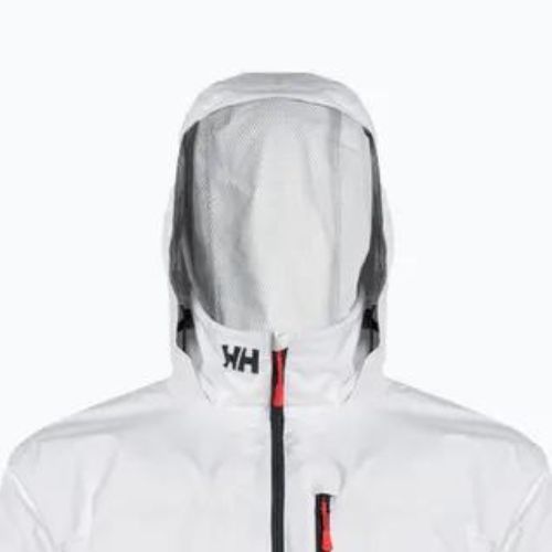 Men's Helly Hansen Crew Hooded Sailing Jacket White 33875_001