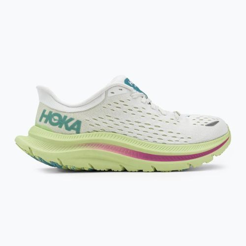 HOKA Kawana women's running shoes white and yellow 1123164-BDBB