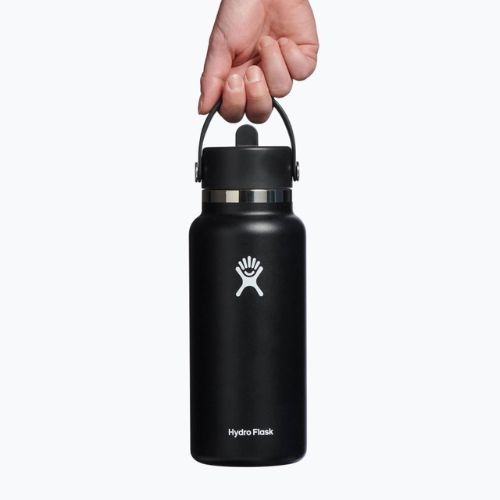Hydro Flask Wide Flex Straw thermal bottle 945 ml black W32BFS001