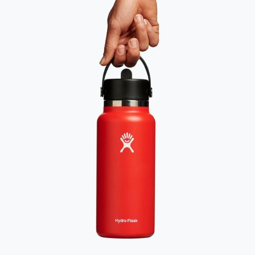 Hydro Flask Wide Flex Straw thermal bottle 945 ml red W32BFS612