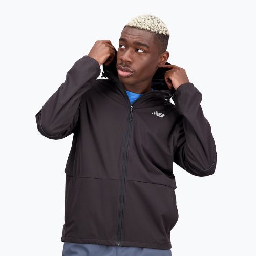 New Balance Impact Run Water Defy men's running jacket black MJ21266BK
