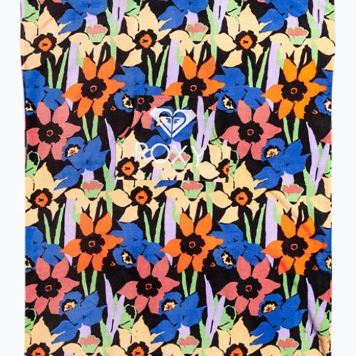 Women's ponchos ROXY Stay Magical Printed 2021 anthracite flower jammin
