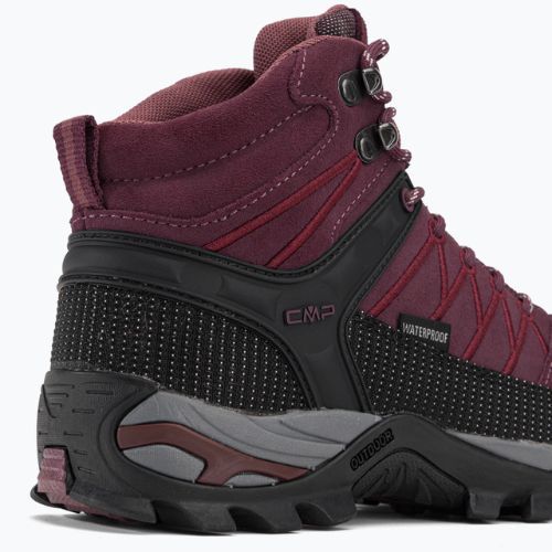 CMP women's trekking boots Rigel Mid Wp maroon 3Q12946/H910