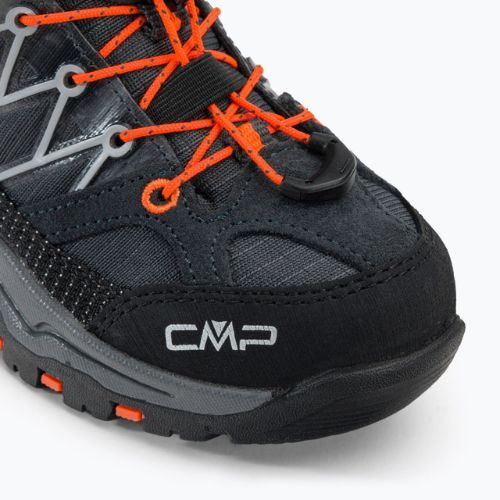 CMP children's trekking boots Rigel Low Wp antracite/flash orange