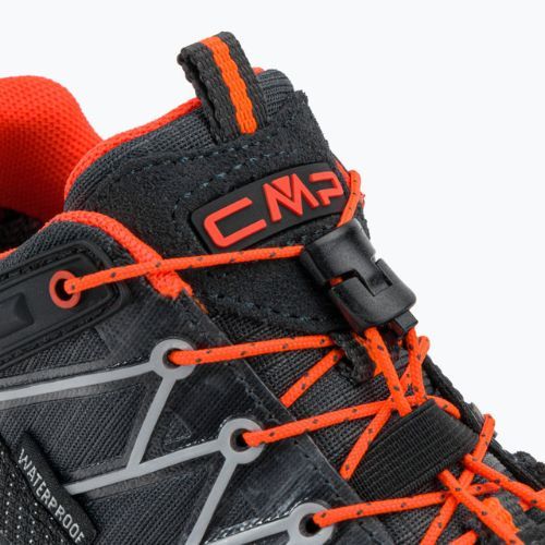 CMP children's trekking boots Rigel Low Wp antracite/flash orange