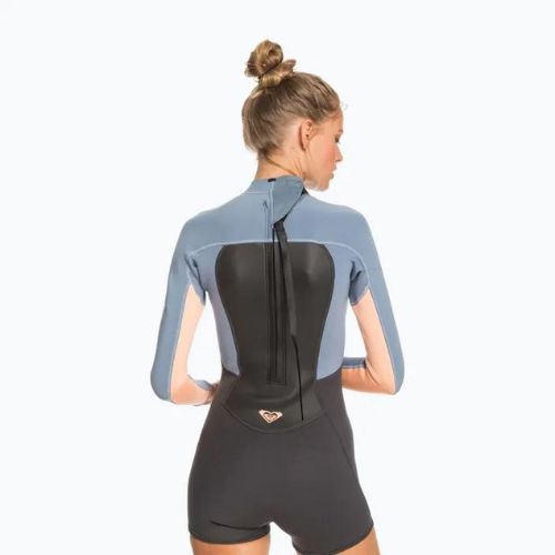 Women's wetsuit ROXY 2/2 Prologue BZ LS SP FL 2021 cloud black/powderdgrey/sunglow