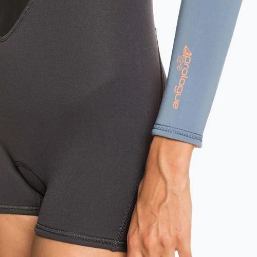Women's wetsuit ROXY 2/2 Prologue BZ LS SP FL 2021 cloud black/powderdgrey/sunglow