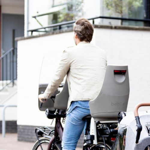 Bobike Exclusive Maxi Plus rear rack bike seat beige 8011200024