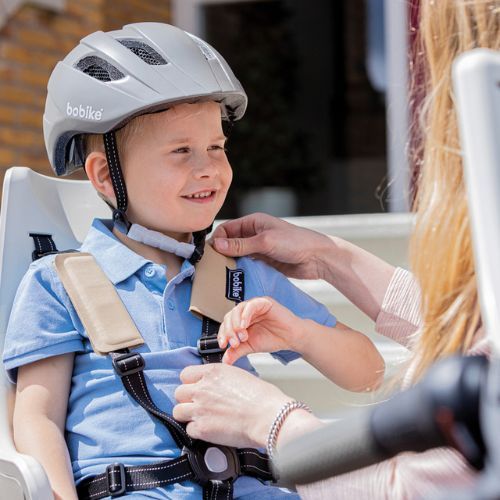 Bobike Exclusive Maxi Plus rear rack bike seat beige 8011200024