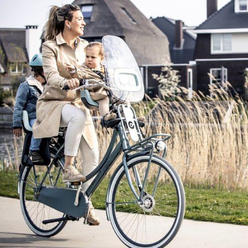 Rear frame bicycle seat bobike Go 1P green-grey 8012400003