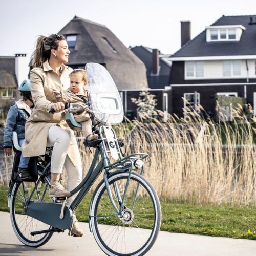 Rear frame bicycle seat bobike Go 1P grey 8012400005